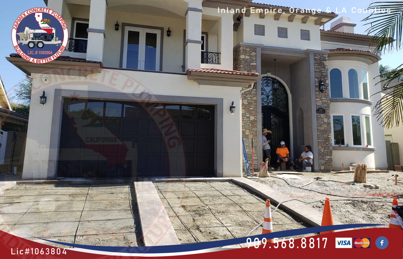 Leaking Concrete Zapmex Concrete Punping. new roof constructionin Riverside